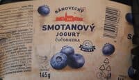 Milsy Bánovecký smotanový jogurt čučoriedka