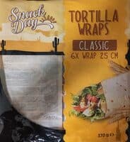 Snack Day (Lidl) tortilla wraps classic