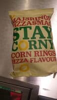 Kukuričný snack s príchuťou pizze