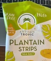 Artisan Tropic Plantain Strips With Sea Salt