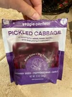 Veggie confetti Pickled Cabbage