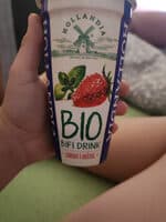 Hollandia BIO jogurtové mléko jahoda s mátou