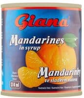 Giana Mandarinky ve sladkém nálevu