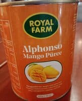 Royal farm- mangové pyré S CUKROM 850g
