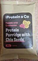 Protein a Co Protein Porridge With Chia Seeds - Peanuts With Cranberries