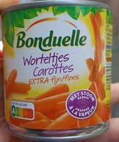 Bonduelle Worteltjes / Carottes / Extra fijn / Extra fines