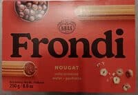 Frondi- Vaflové tyčinky plnené nugátovým krémom 250g
