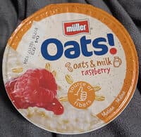 müller Oats! oats & milk rasberry