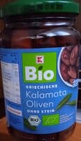 K-bio griechische kalamata oliven ohne stein