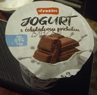 jogurt s čokoládovou príchuťou 0.9% tuku