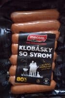 Mecom Klobásky so syrom