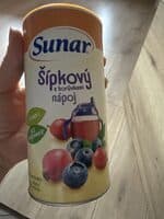 Sunar Šípkový nápoj s borůvkami